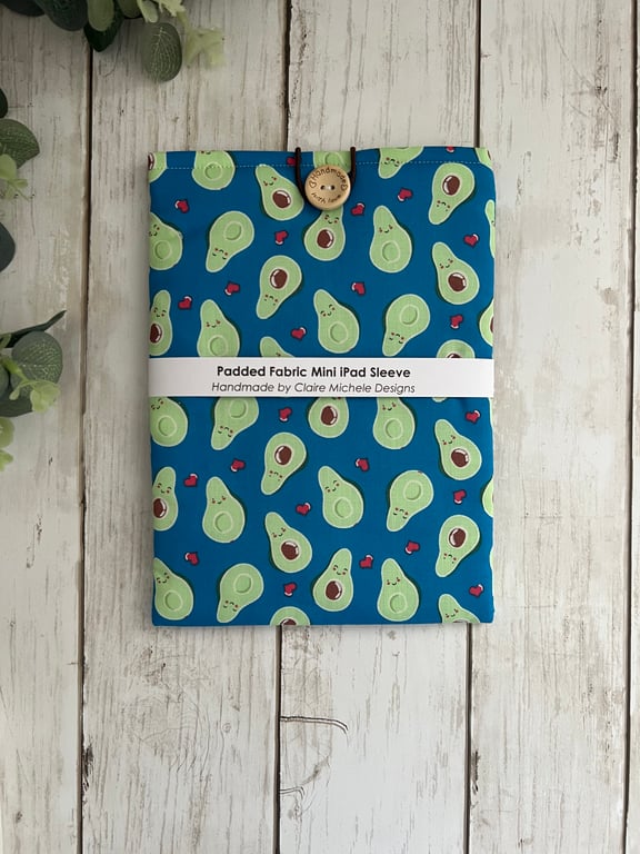 Padded iPad Mini Sleeve Cover, iPad Protector, ,E-Reader Protector, Travel 