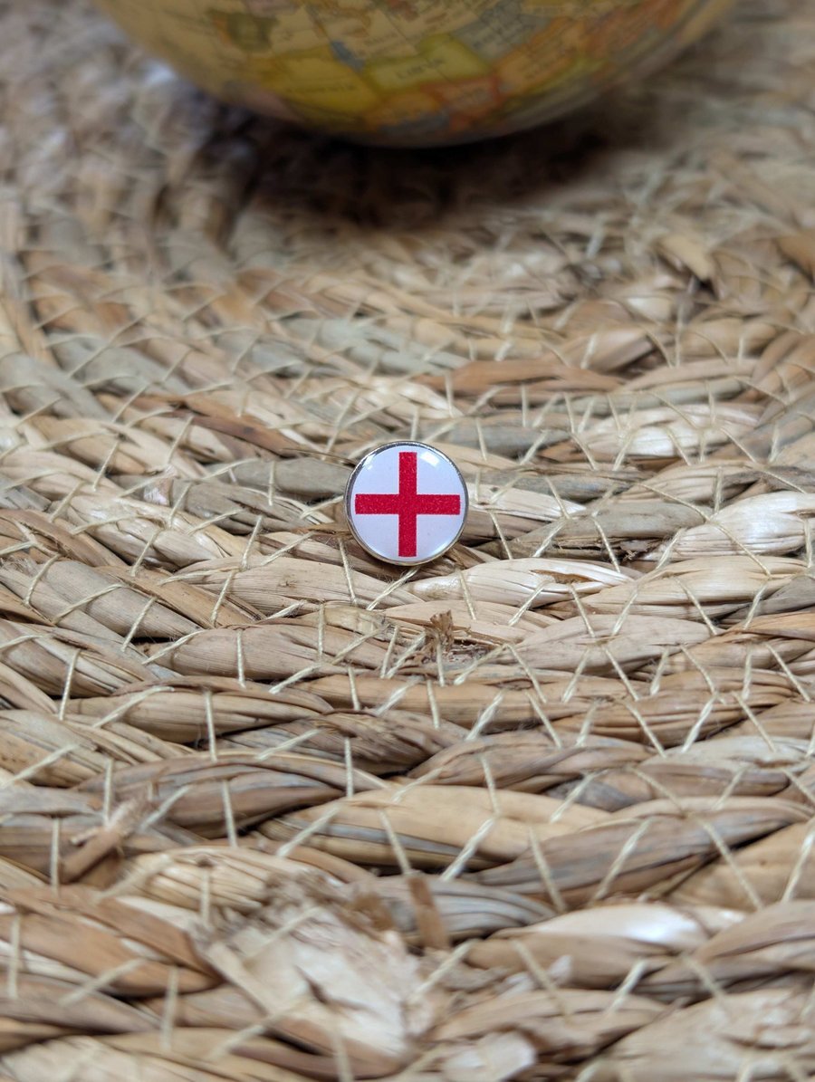 England Flag Map Pin – UK Travel Map Push Pin for Wooden Maps, England Map Pin