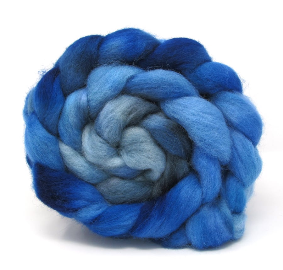 Shropshire Combed Wool Top Hand Dyed 100g SH12 Felting Spinning Yarn