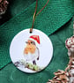 Christmas Robin Tree Ornament - Image 3