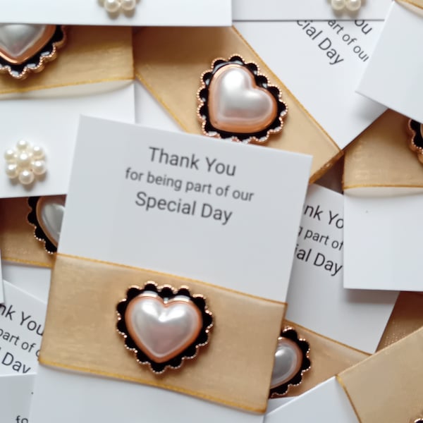 25x Wedding pocket hugs