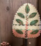 Hand woven yellow tree with green leaves  - Image 3