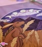 Moon Gazer A4 Art Print - Original Character - Hare And Moon Phases - Image 5