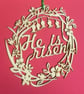 'He is risen' wreath (medium)