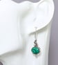 Malachite dangle earrings - Image 6