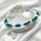 Blue Opal & Mother of Pearl Bracelet