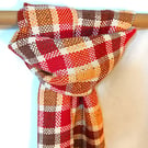 Check Plain Weave Scarf