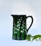 Lily of the Valley Farmhouse Jug - Hand Painted