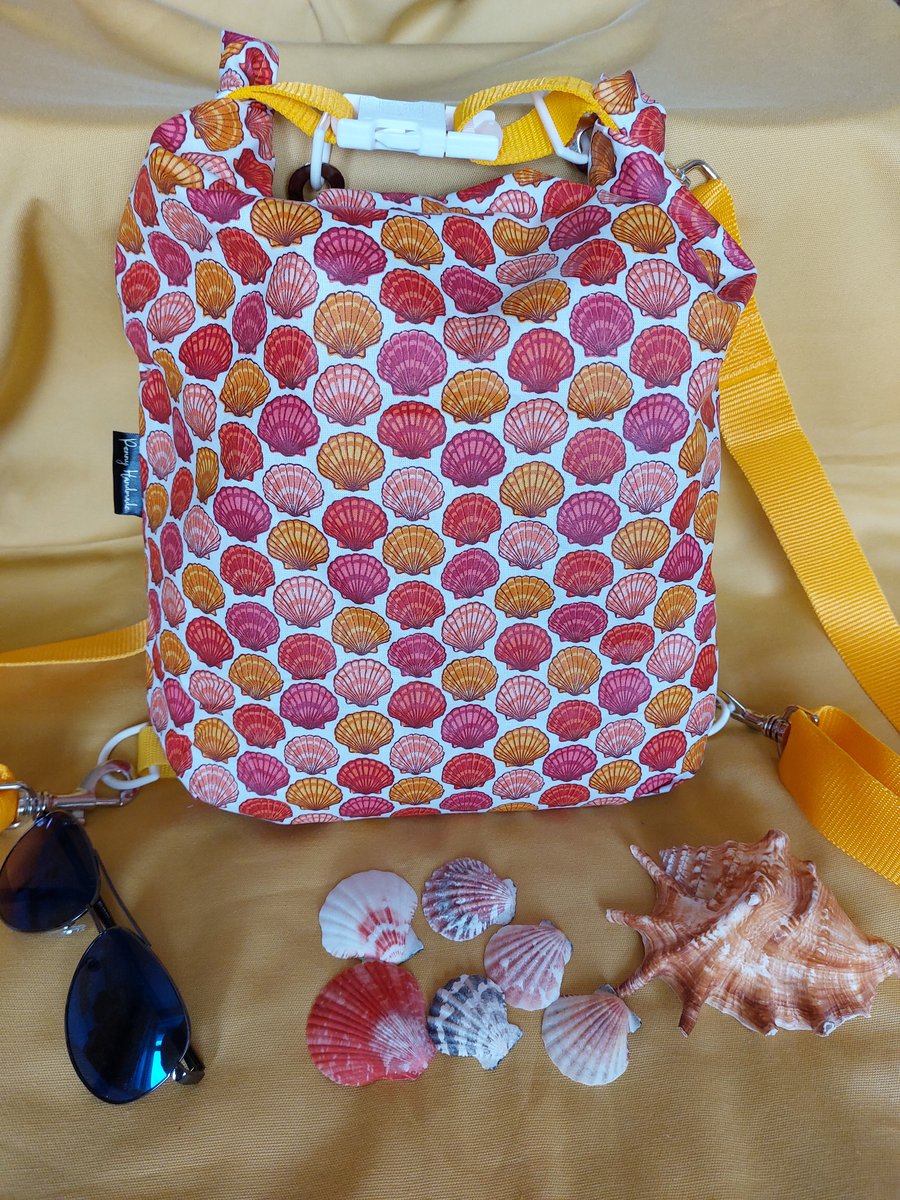 X L Coated cotton drybag rucksack 