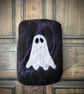 Handmade Ghost Felted Soap, gothic spooky Halloween gift for friend - Image 3