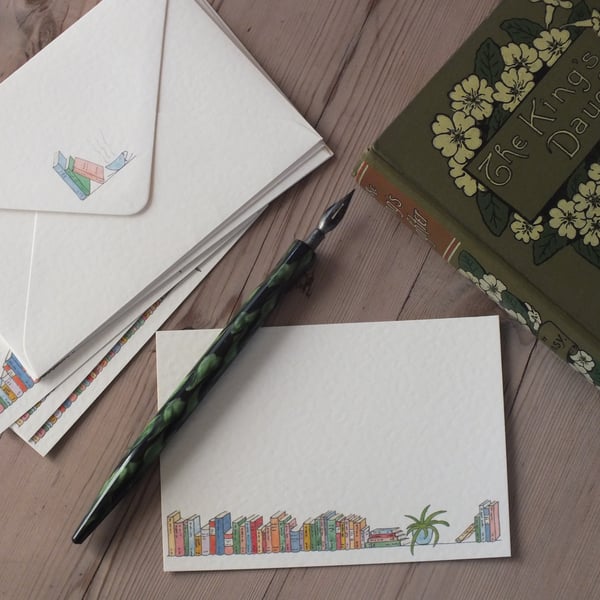 Bookshelf Correspondence Cards