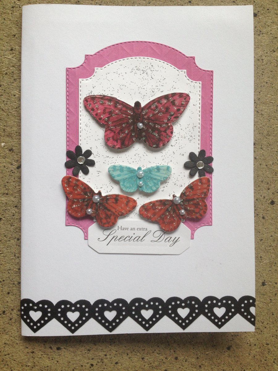 Butterfly 'Have a Special Day' Greetings Card