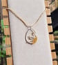 Micro macrame Daisy flower necklace - Image 3