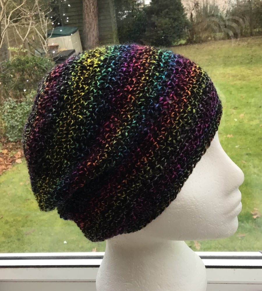 Aurora!  Crocheted Soft Beret, Beanie or Slouchy in Denys Brunton Designer Yarn.