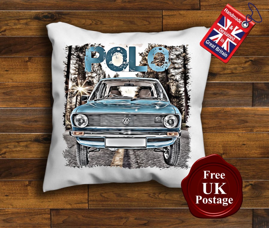 VW MK1 Polo Cushion Cover, Choose Your Size
