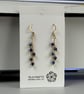 Lapis Lazuli Dangle Earrings, Gold Stainless Steel, Healing Crystal - Image 6