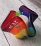 Handmade Glass Rainbow Candle Holder - Personalisation Optional plus Gift Card  - Image 7