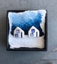 Ceramic House  Earrings - Image 1