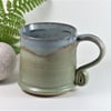 Landscape Mug - Mountain Green Pottery, Stoneware, Wheelthrown, Ceramics, 