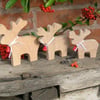 Christmas Trio of  Rustic Reindeer