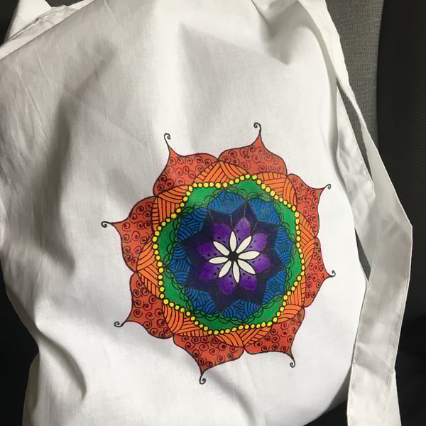 RAINBOW MANDALA - TOTE BAG