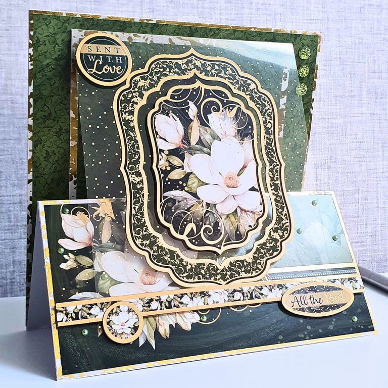 Many Occasions Card With Flowers, Keepsake Floral Card For Her