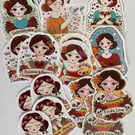 Frida Inspired Positive Affirmation Sticker Set - Bumper Pack of Vinyl Stickers 