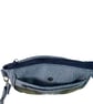  Harris tweed  and faux leather blue handbag - Image 9