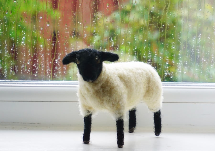 Suffolk Sheep Needle Felted