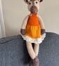 Isabelle the giraffe, from a design by Louise Crowther