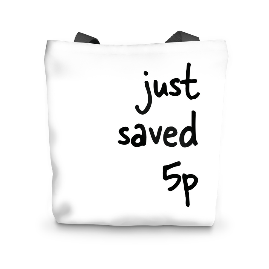 Just Saved 5p Tote Bag