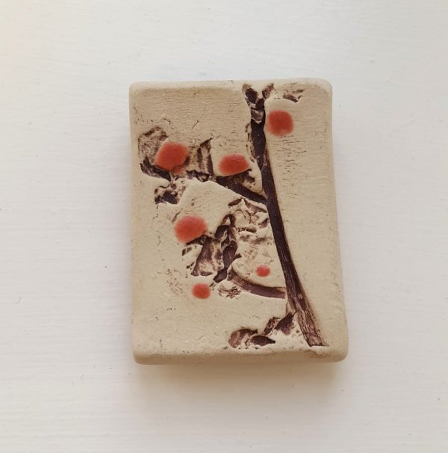 Cherry Blossom Ceramic Magnet