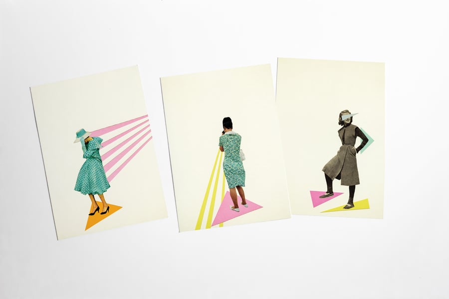 Female Portrait Postcard Set - Modern Women