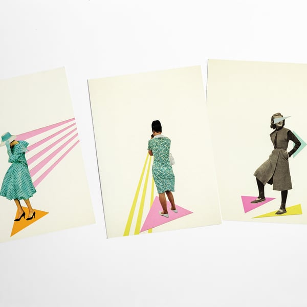 Female Portrait Postcard Set - Modern Women