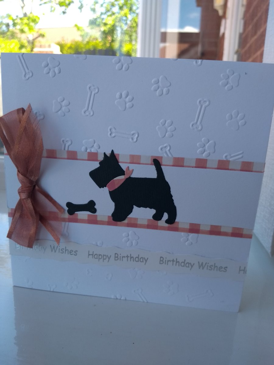 Scottie birthday card