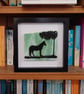 Black Silhouette Horse Picture - Unique Gift for Horse Mad Animal Lover  