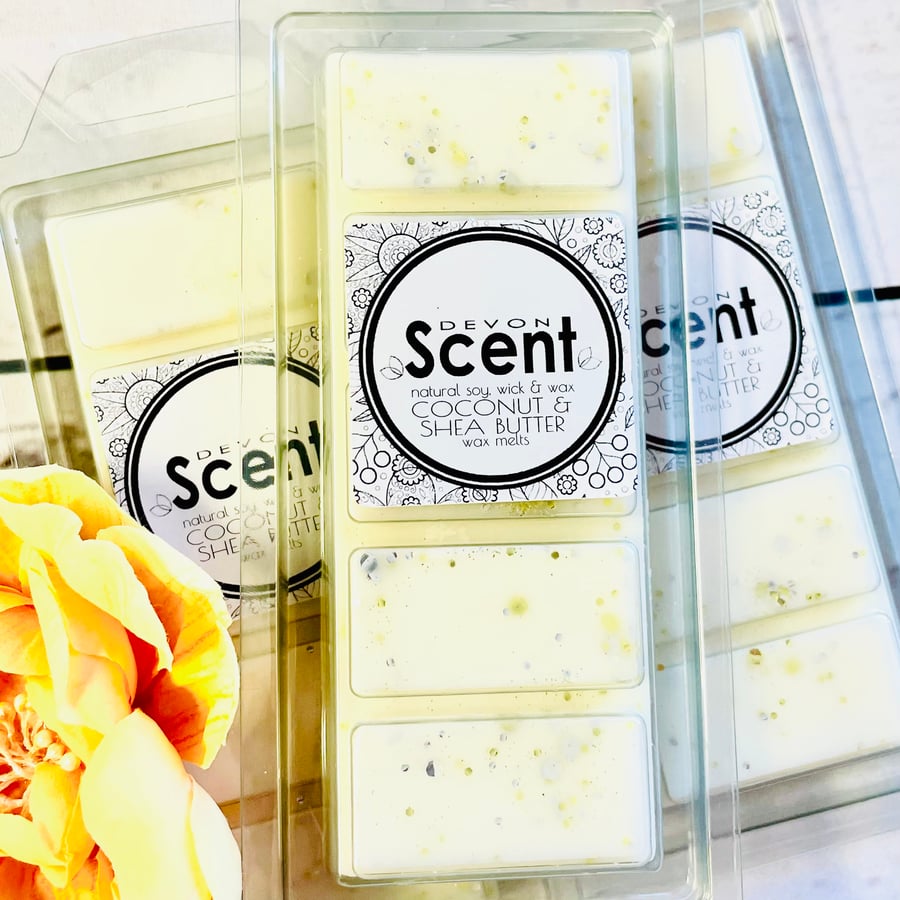 Coconut & Shea Butter Snap Bar Wax Melts 