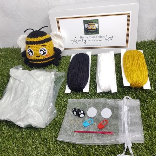 Benny Bumblebee Crochet Kit Folksy