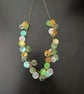 'Shades of Green' Shell Necklace