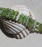 Green Peridot Crystal Gemstone Beaded Bracelet "Forest Dreams" - Image 4