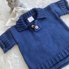 ‘Freddie’ Baby Boy’s Short-sleeved Jumper (0-3 months)