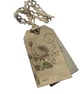 Set of Six Vintage Botanical Gift Tags. Handmade Layered Parchment Gift Tags - Image 8