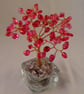 Fuchsia Quartz Gemstone Tree - Image 1