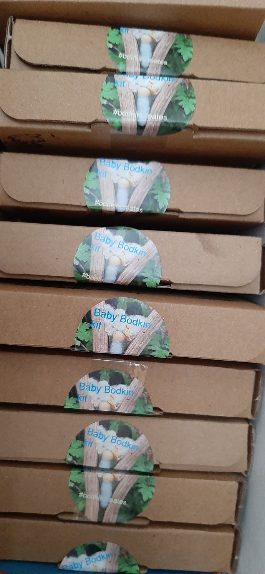 Baby bodkin DIY make your own brooch kits.