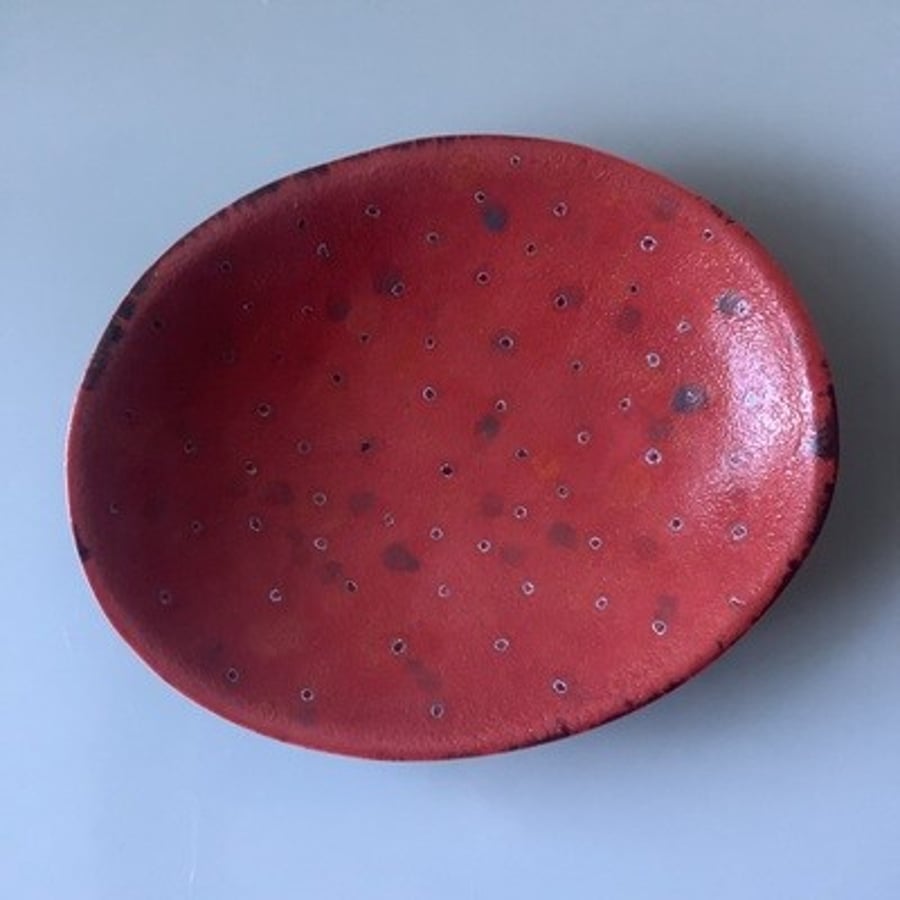 Oval Dish with Texture, No.129