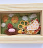 Mini shadow box frame 'Elsie' chick. - Image 1