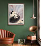 Pandas Art Print, Nursery Animal Decor for Wildlife Fans, Baby Shower Gift - Image 7