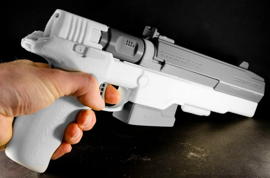 Cyberpunk 2077 - Jonny Silverhand's Pistol - 3D Printed Kit - Prop or Cosplay