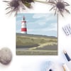 Lighthouse Seaside Card - seaside, birthday, for him