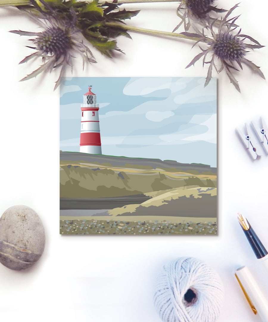 Lighthouse Seaside Card - seaside, birthday, for him